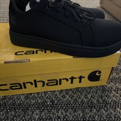 Carhartt Women's Detroit SD Nano Toe Work Sneaker (7.5, Black)