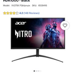 Acer - Nitro XV275K 27" Mini LED