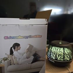 Аромадиффузор 3D с LED-подсветкой — 3D LED Aromatherapy Diffuser Humidifier