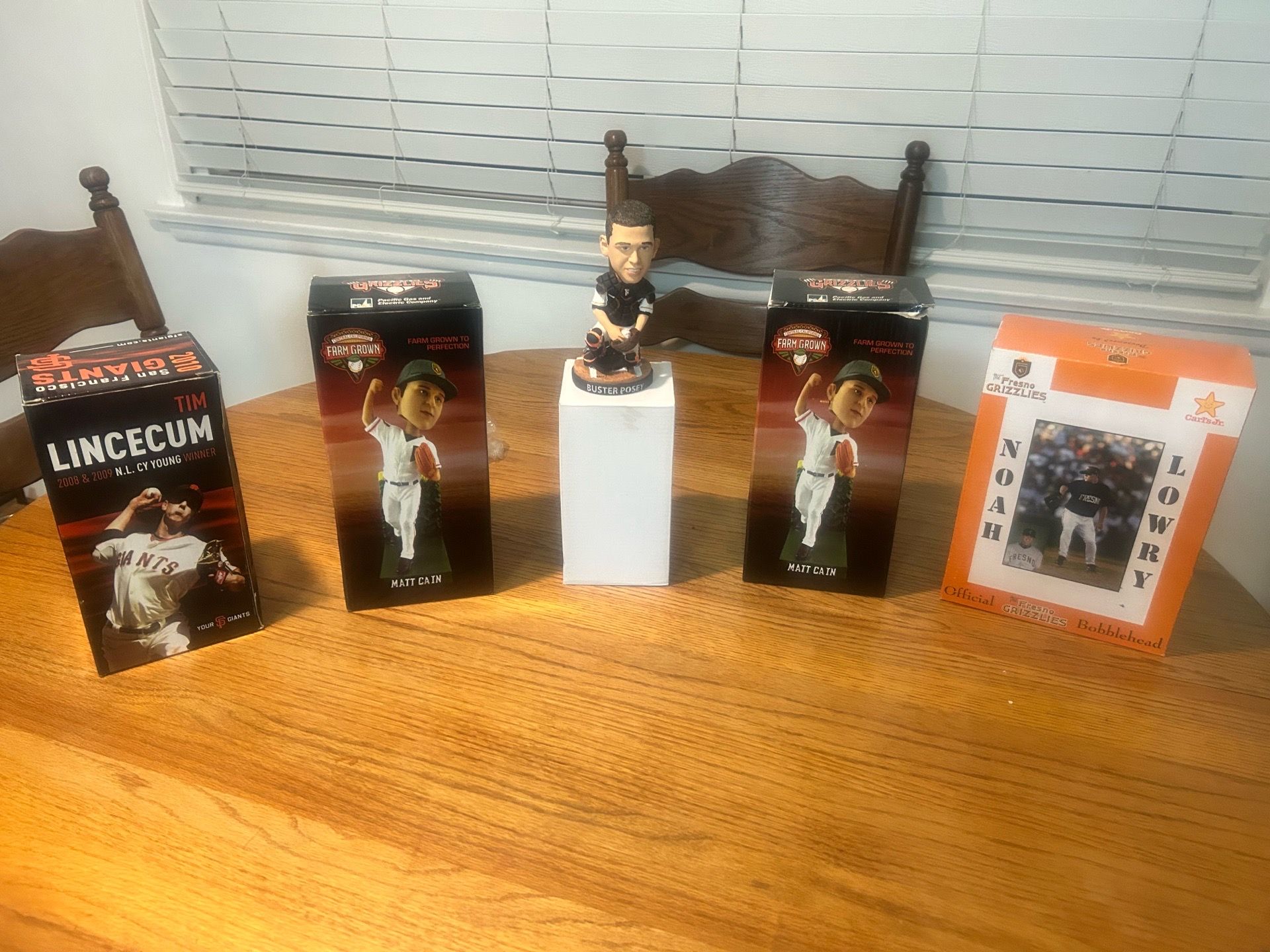 Fresno grizzlies(Giants) bobble heads