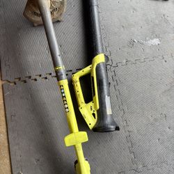 Ryobi Trimmer And Blower  Both $40