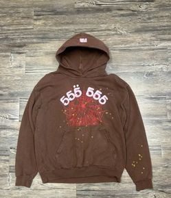 Brown Spyder Hoodie M