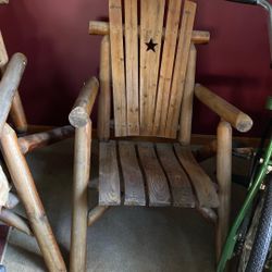 Adirondack Wooden Chair