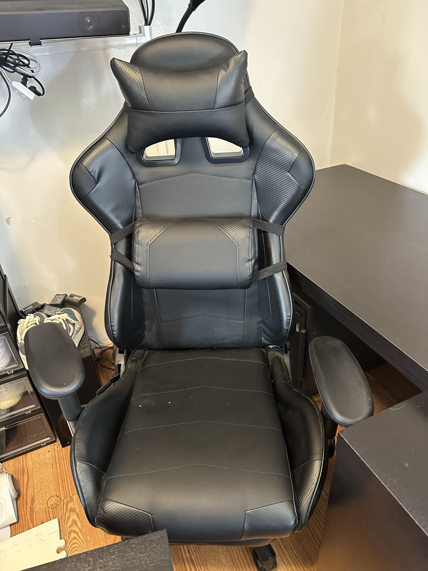 Gaming Chair, Desk, Side Table, File Cabinet 