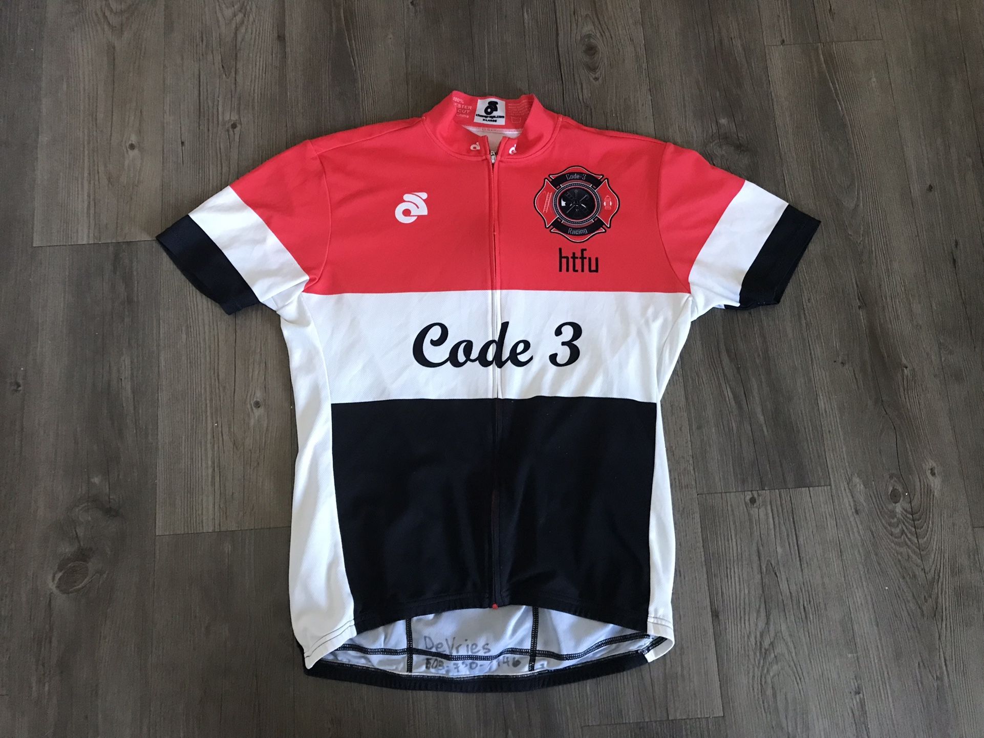 Code 3 Racing Cycling Jersey - XL