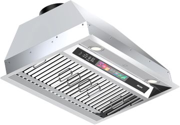 30 in. Insert Range Hood in Stainless Steel with Voice/Gesture/Touch Control, Ducted/Ductless Convertible, 900 CFM [NEW] **Retails for $366