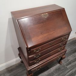 Queen Anne Style Secretary Desk 