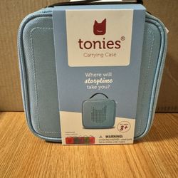 Tonies Carrying Case - Secure Protection for up to 10 Characters - Light Blue