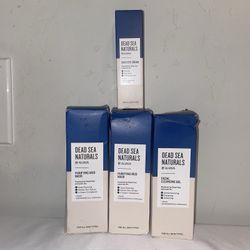 Dead Sea Naturals By Ahava Skincare Bundle Mud Mask Cleansing Gel Eye Cream NEW