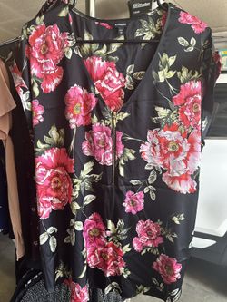 Express Floral Shirt