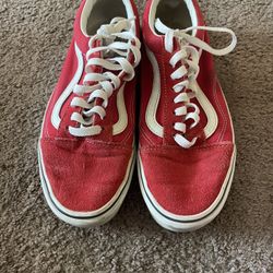 Red Vans Old Skool