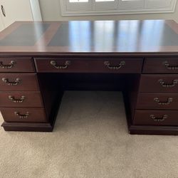 Cherri, Red Wood Desk