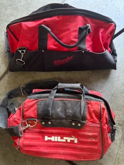 Milwaukee and hilti bags