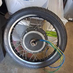 E-Bike back motor tire