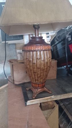 Bamboo Looking Working Lamp