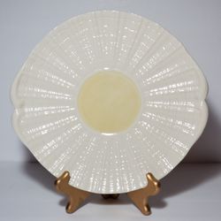 Belleek Neptune Cake Plate Vintage Ireland