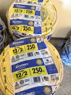 250 ft. 12/2 Solid Romex SLiPWire Copper NM-B Wire
