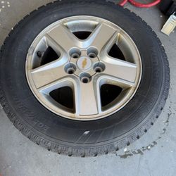 Chevy Wheels with Hankook Winter Tires