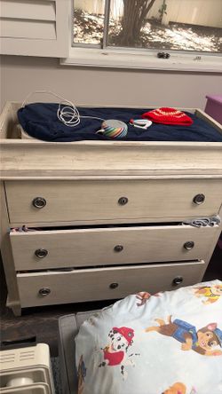 Restoration hardware dresser and diaper changer