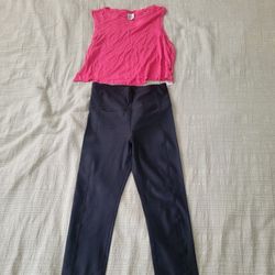 Set Of 2 Zella Top S And Sweaty Beaty Leggings XS