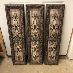 3 Piece Metal Wall Decor