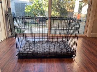 36”Med Dog Crate + Mat