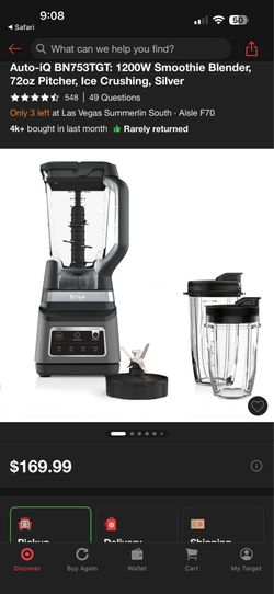 Ninja Auto iQ mixer for sale