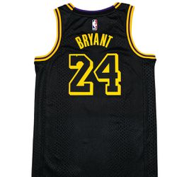 Nike Los Angeles Lakers Kobe Bryant Black Mamba City Edition Swingman Jersey 