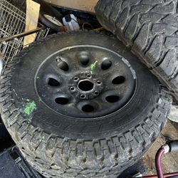 6 Lug Chevy Rims And Tires 265/70/R17