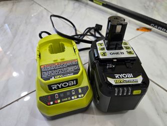 RYOBI ONE+ HP 18V 6.0 Ah Lithium-Ion HIGH PERFORMANCE Battery and Charger Starter Kit