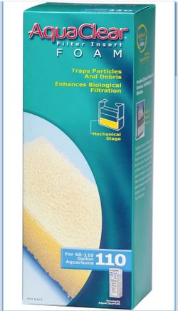 AquaClear Aqua Clear A623 Foam Insert , White,110