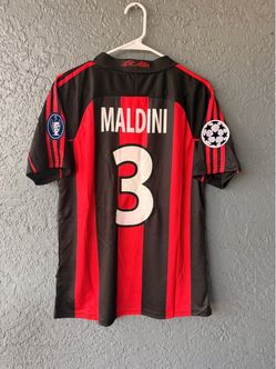 AC Milan Maldini #3 Adidas Soccer Jersey