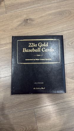 Danbury Mint 22kt Gold Baseball Cards OBO