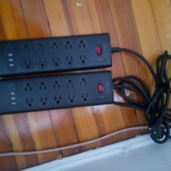Electric cords and stencions.