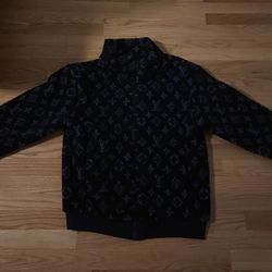 LV FLEECE MONOGRAM SWEATER