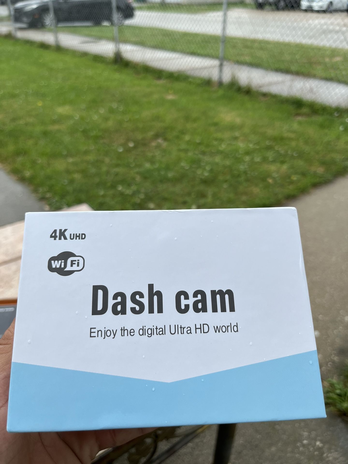 4K Ultra HD Dash Cam with Wi-Fi, Night Vision, Wide-Angle Lens – Brand New