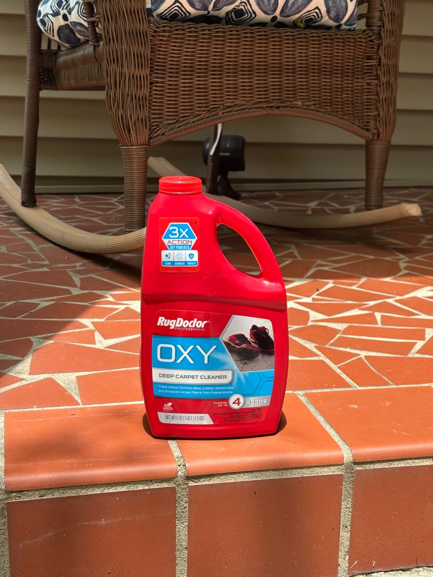 Free curbside find - Rug Doctor Oxy cleaning solution