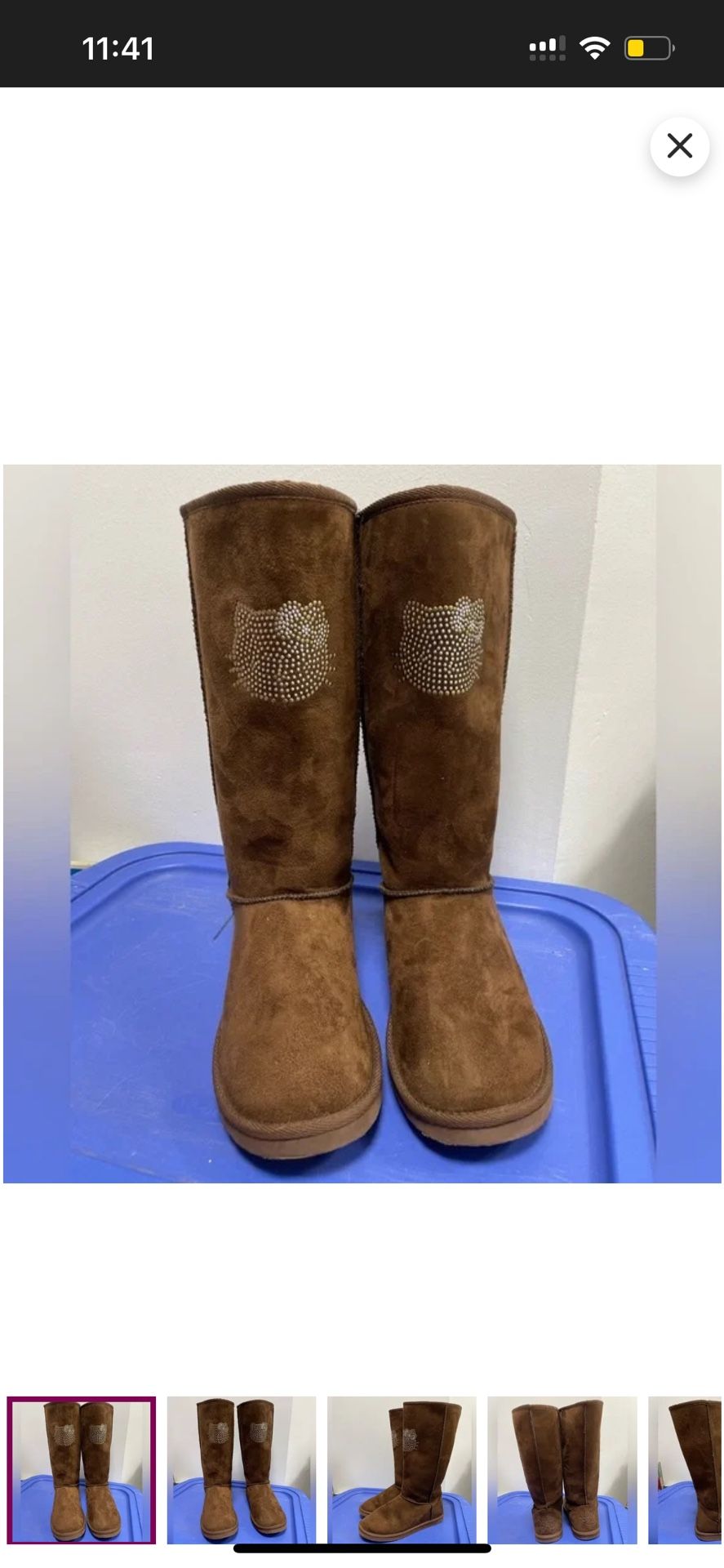 Hello Kitty Boots Size 6