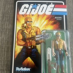 Buzzer Dreadnok G.I. Joe Super 7 Reaction Action Figure New