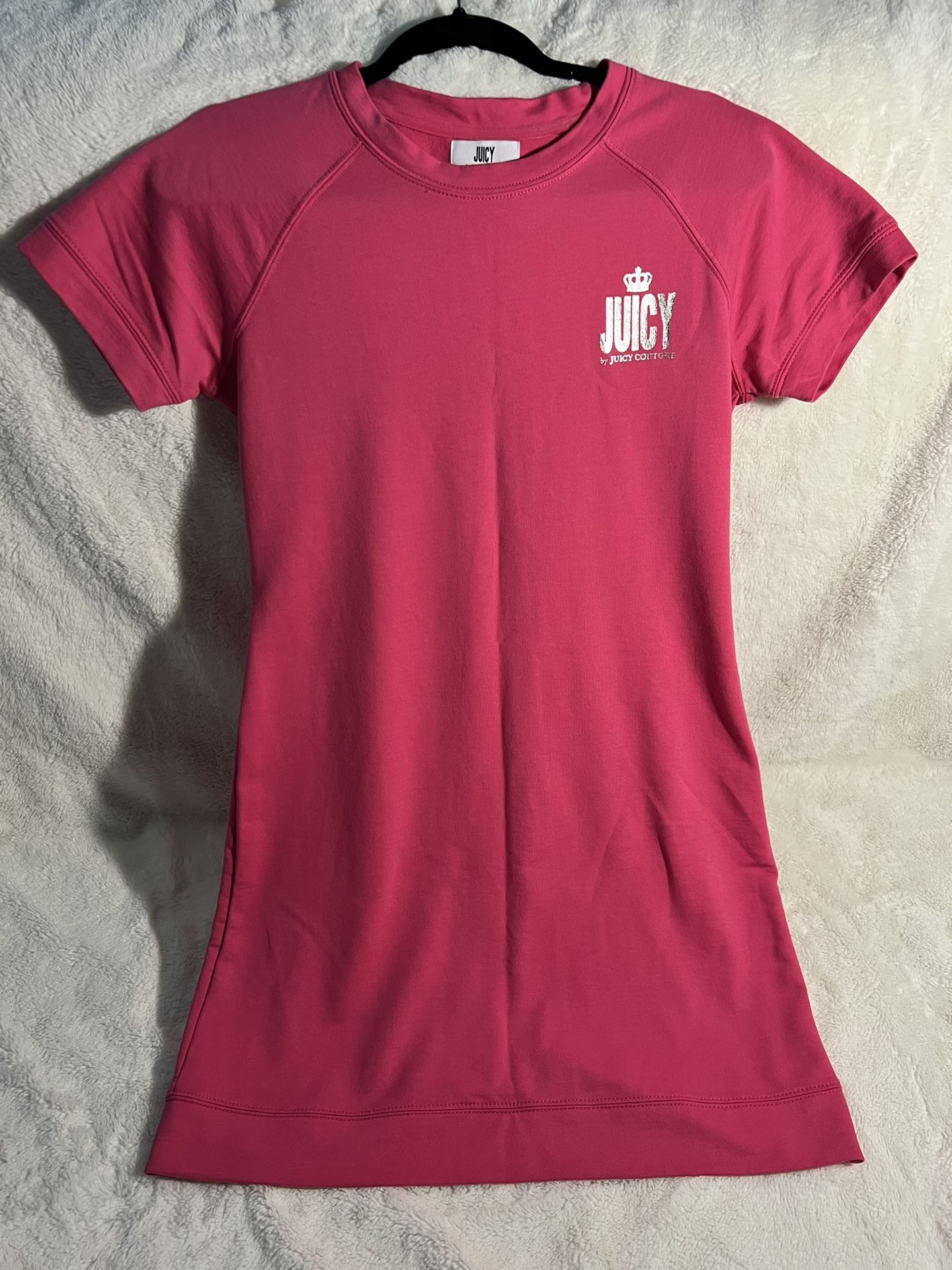 Juicy Couture pink short sleeve shirt dress