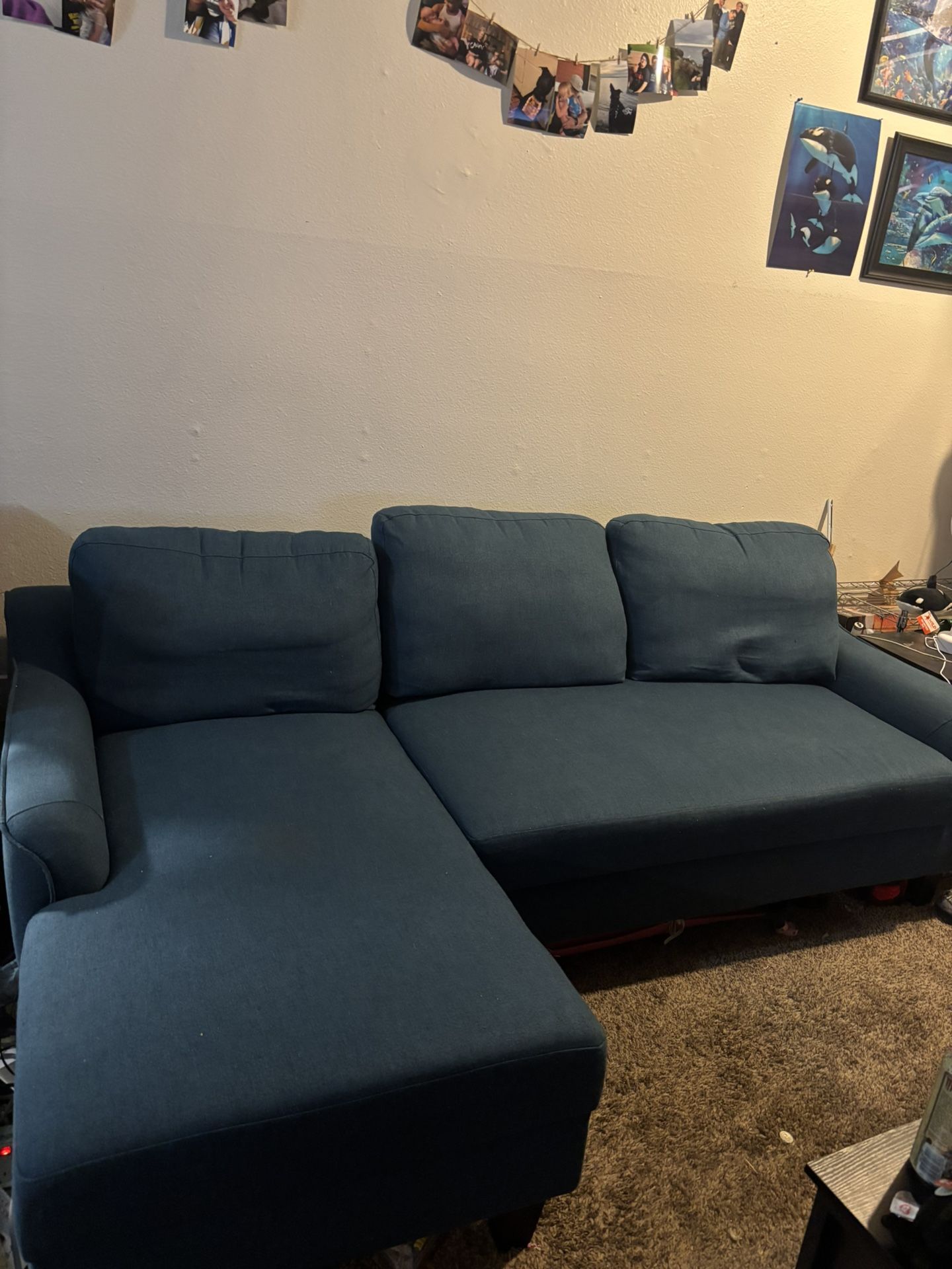 Signature Ashley Jarreau Sleeper Sofa With Chaise