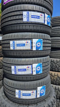 215/35R18 Lion Sport New Tires Installed And Balanced
