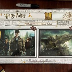 Harry Potter Prime 3-D Puzzle 3-D Image Magical Creatures