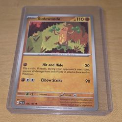 Pokemon Paldea Evolved 109/193 Sudowoodo