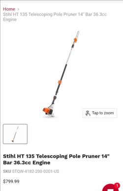 Stihl extendable pole saw