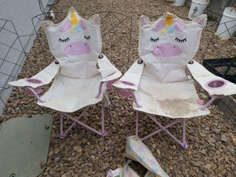 Children's Unircorn Camping Chairs