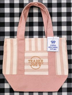Trader joes tan mini tote