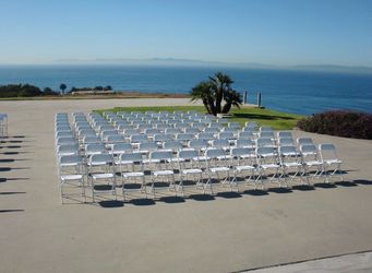 White Party Folding Chair Easy Event Folding Chair for Events & Parties, Indoors or Outdoors Sillas Para Fiesta Mesas Blanco Weight Capacity 650lb