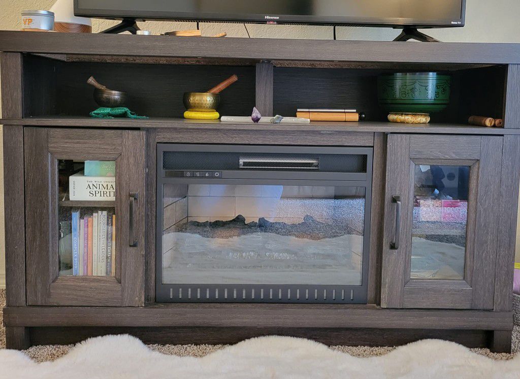 Electric Fireplace / Cabinet / TV Stand