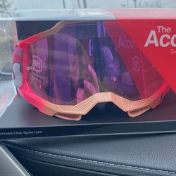 100% Accuri 2 Goggle Donut Clear Lens